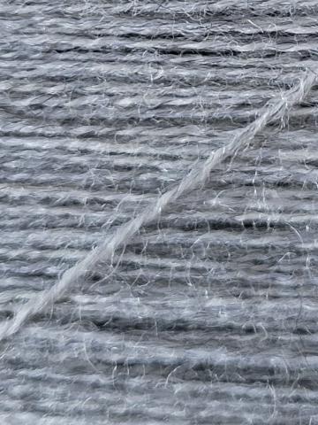 Regia 2 Ply Darning Thread 1991 Light Grey Melange. A blend of wool & nylon.